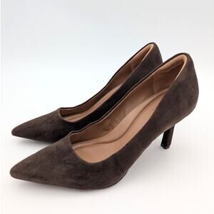 Nordstrom Rack Paige Pump Pointed Toe Women's Brown Chocolate Size US7.5 EU38